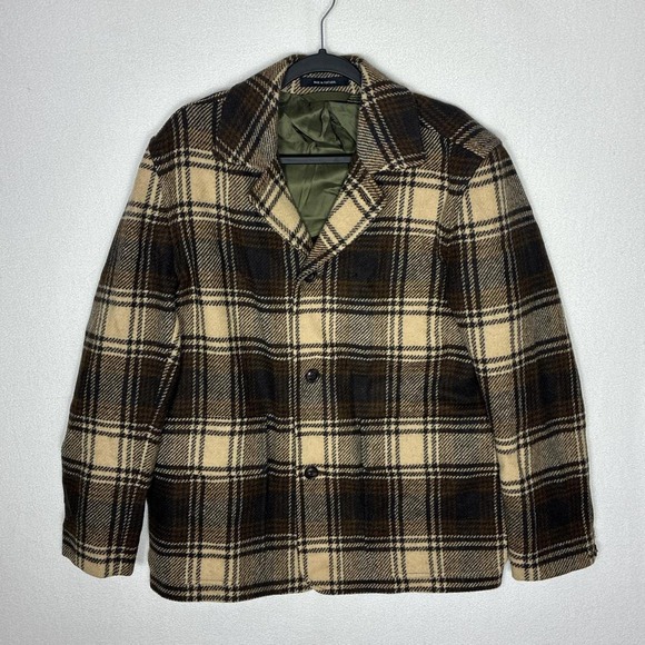 Todd Snyder plaid wool jacket. Size medium.